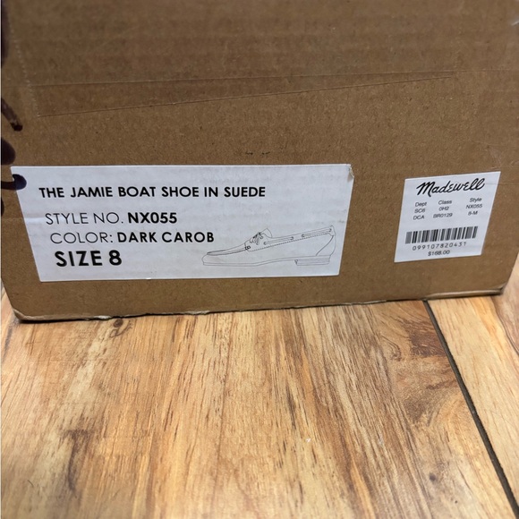 NWT Madewell The Jamie Boat Shoe in Dark Carob - Picture 11 of 11